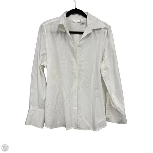 Top Long Sleeve By Soft Surroundings In White, Size: Xl