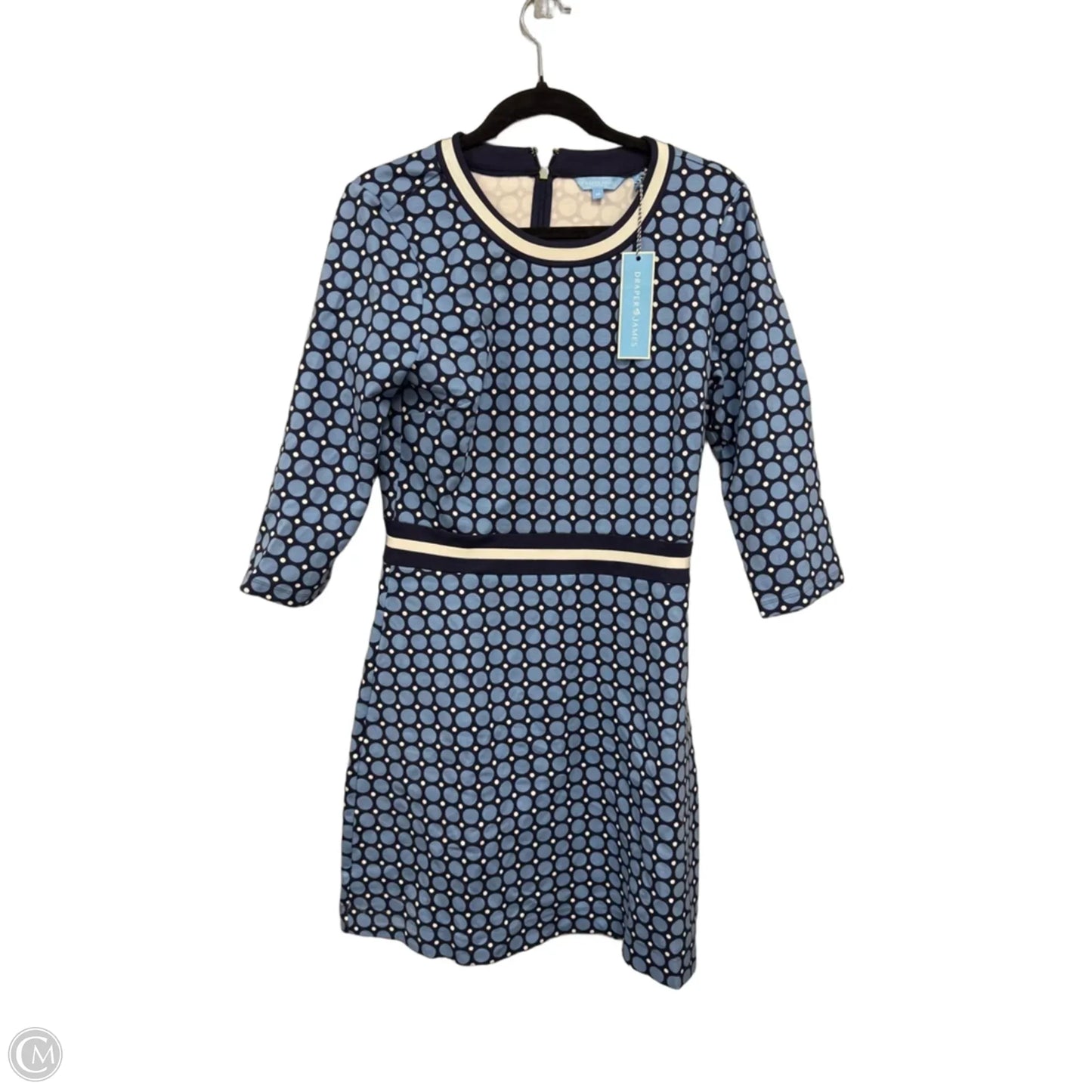 Dress Casual Short By Draper James In Blue & White, Size: M