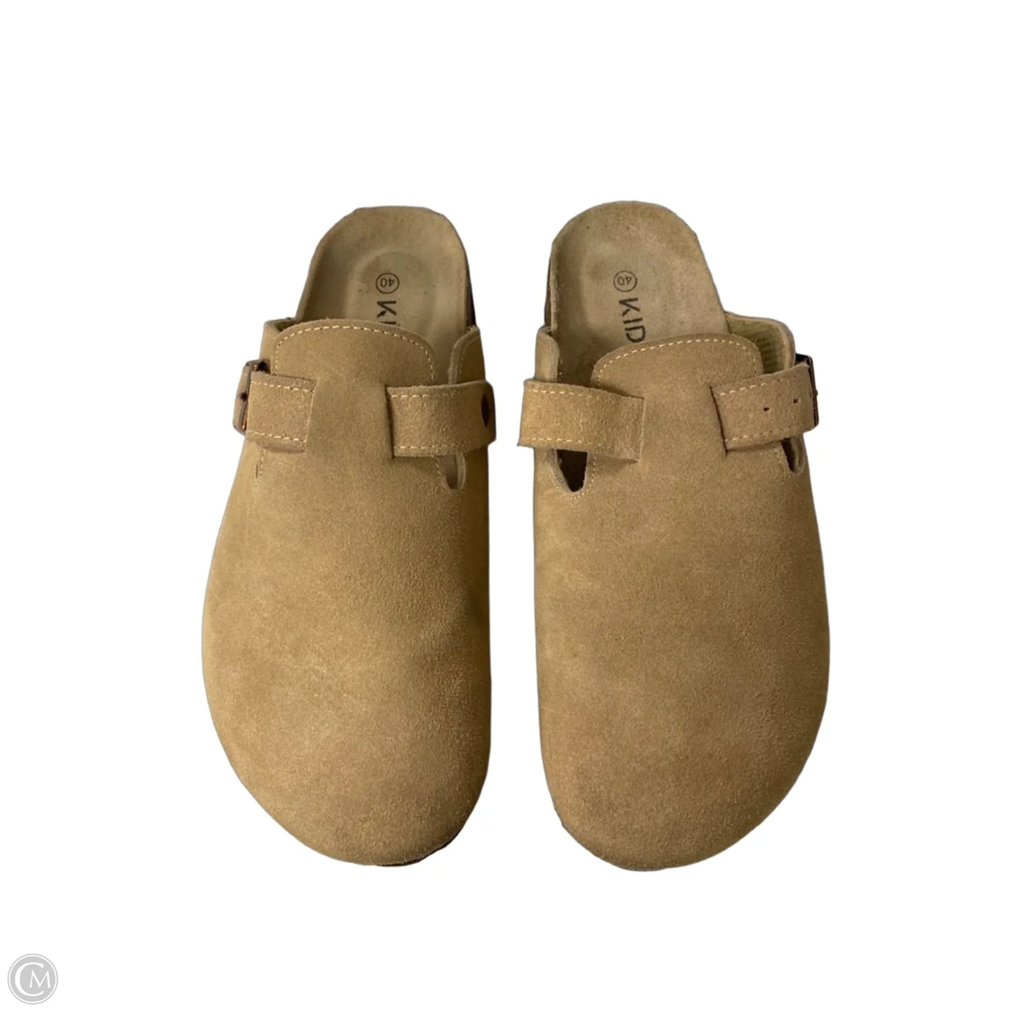 Shoes Flats By Clothes Mentor In Beige, Size: 9.5