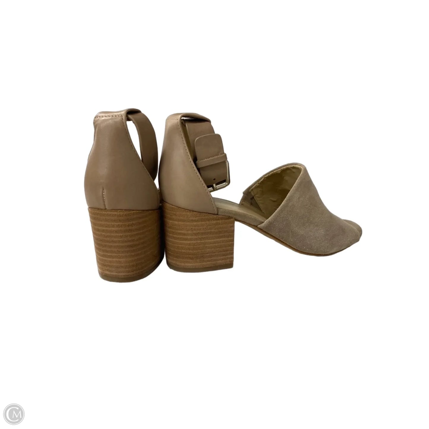 Shoes Heels Block By Marc Fisher In Tan, Size: 8.5