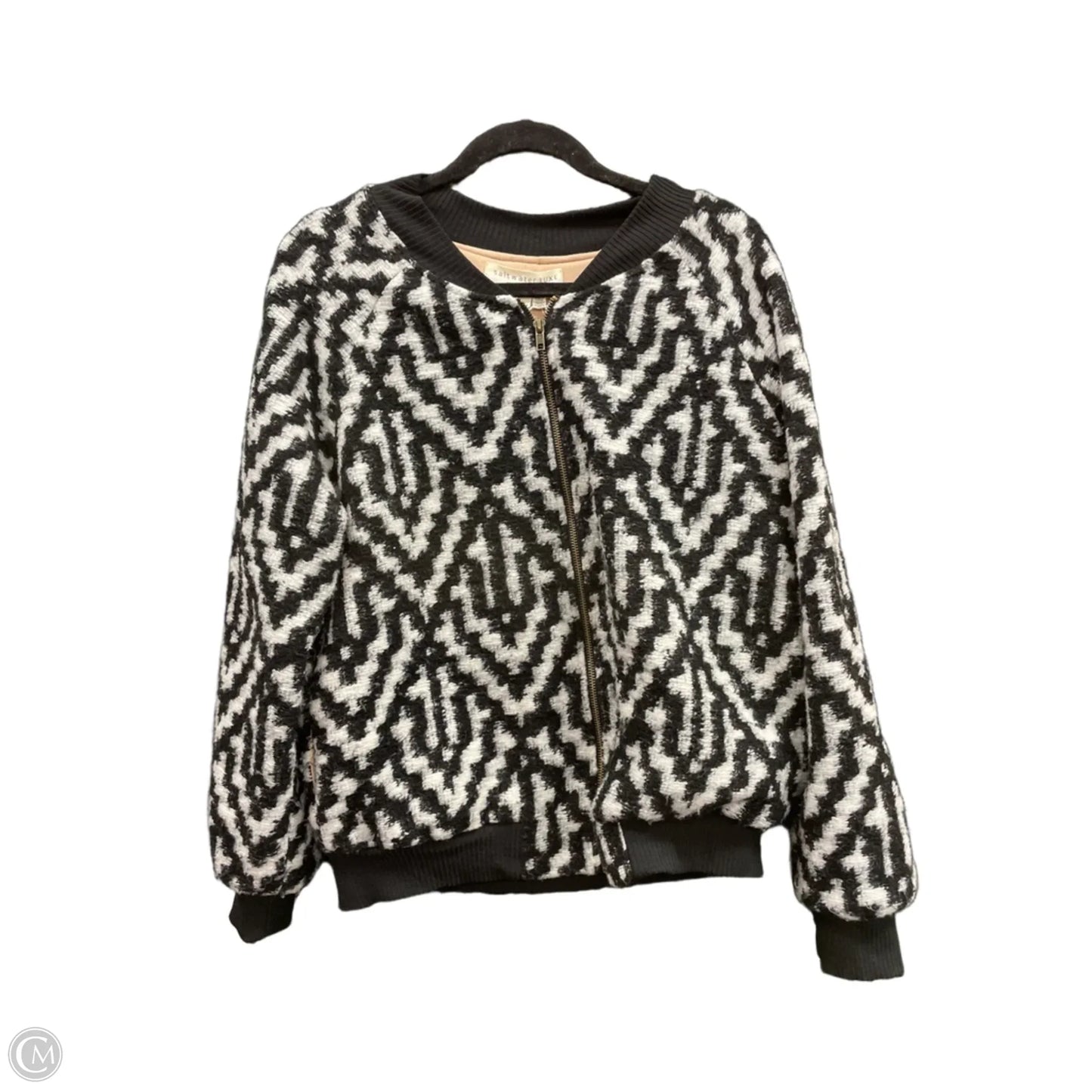 Jacket Other By Saltwater Luxe In Black & White, Size: L