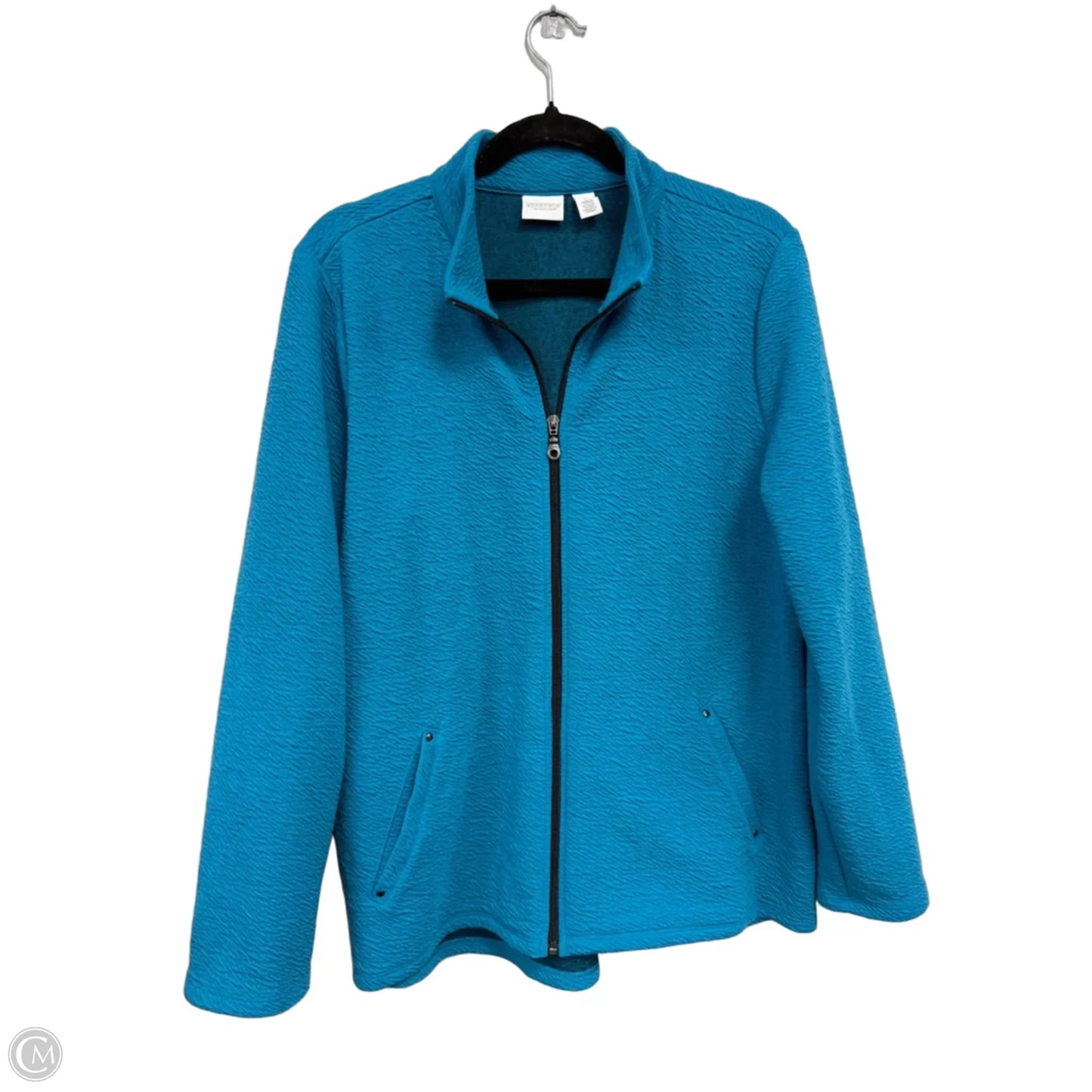 Jacket Other By Chicos In Blue, Size: L