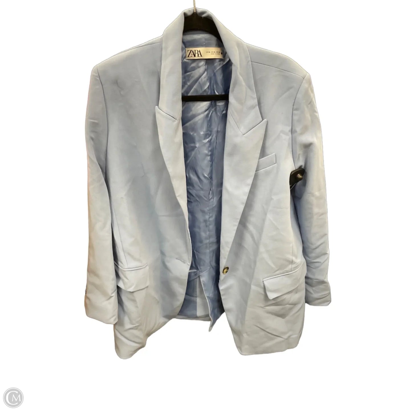 Blazer By Zara In Blue, Size: Xl
