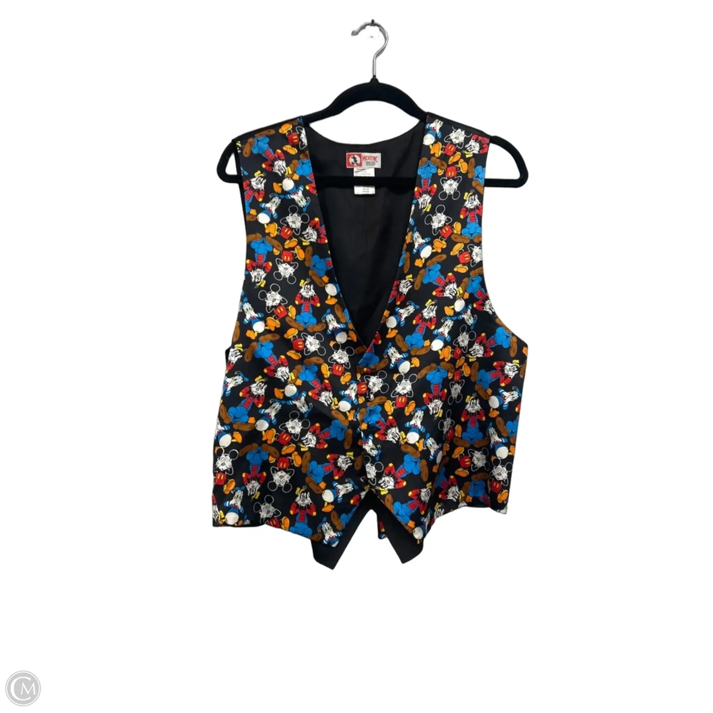 Vest Other By Disney In Black & Red, Size: M