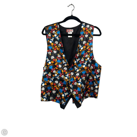 Vest Other By Disney In Black & Red, Size: M