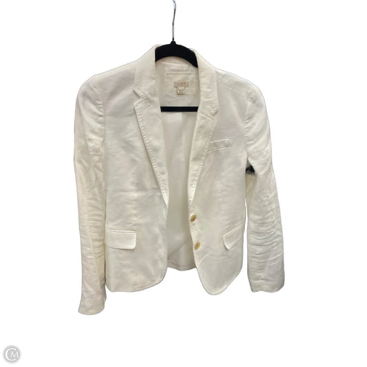 Blazer By J. Crew In White, Size: 6