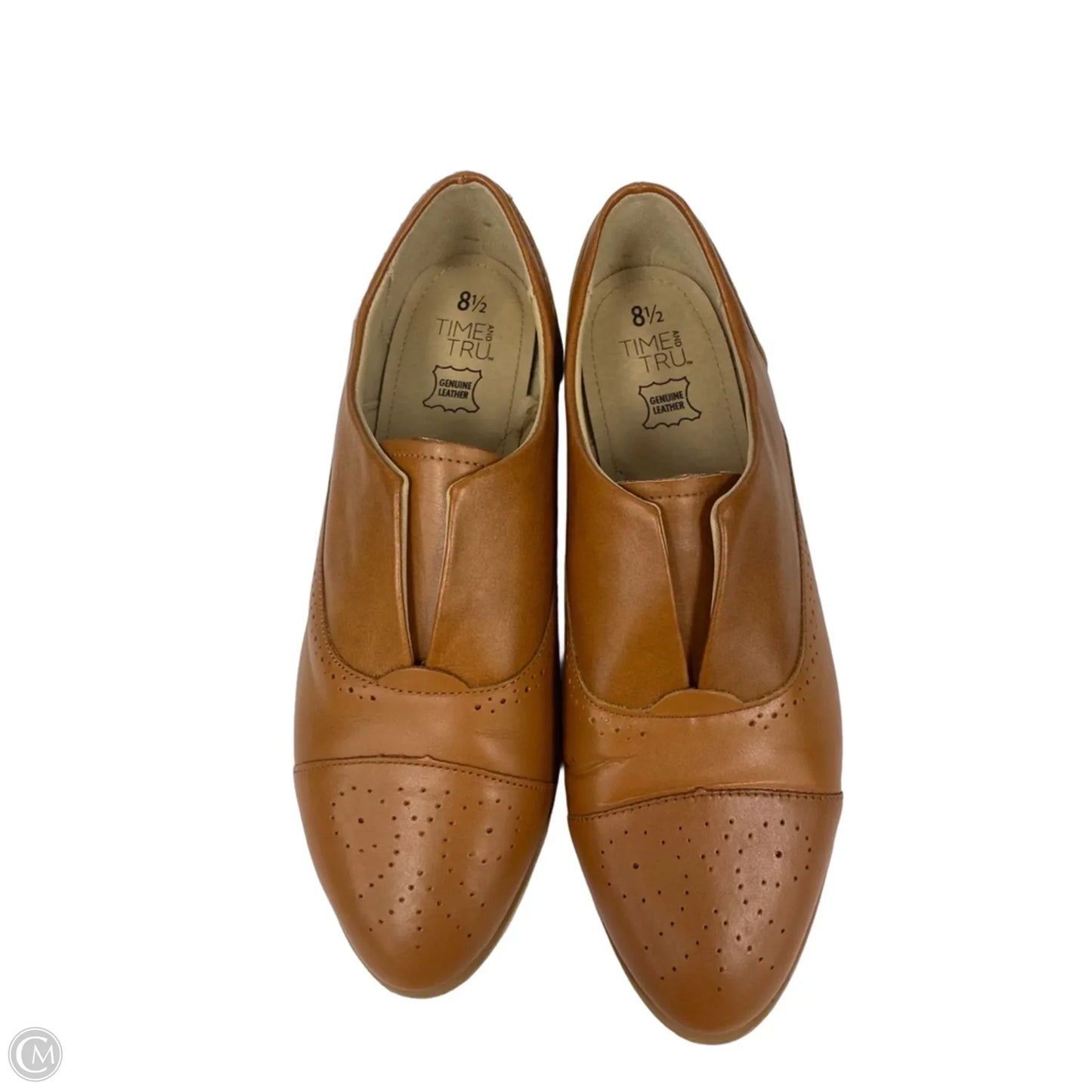 Shoes Flats By Time And Tru In Taupe, Size: 8.5