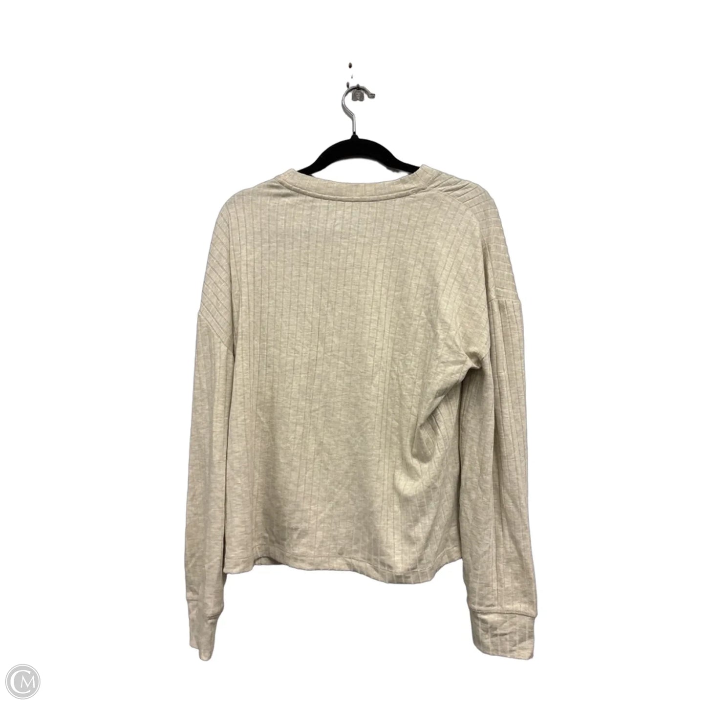 Top Long Sleeve Basic By Vineyard Vines In Cream, Size: Xl