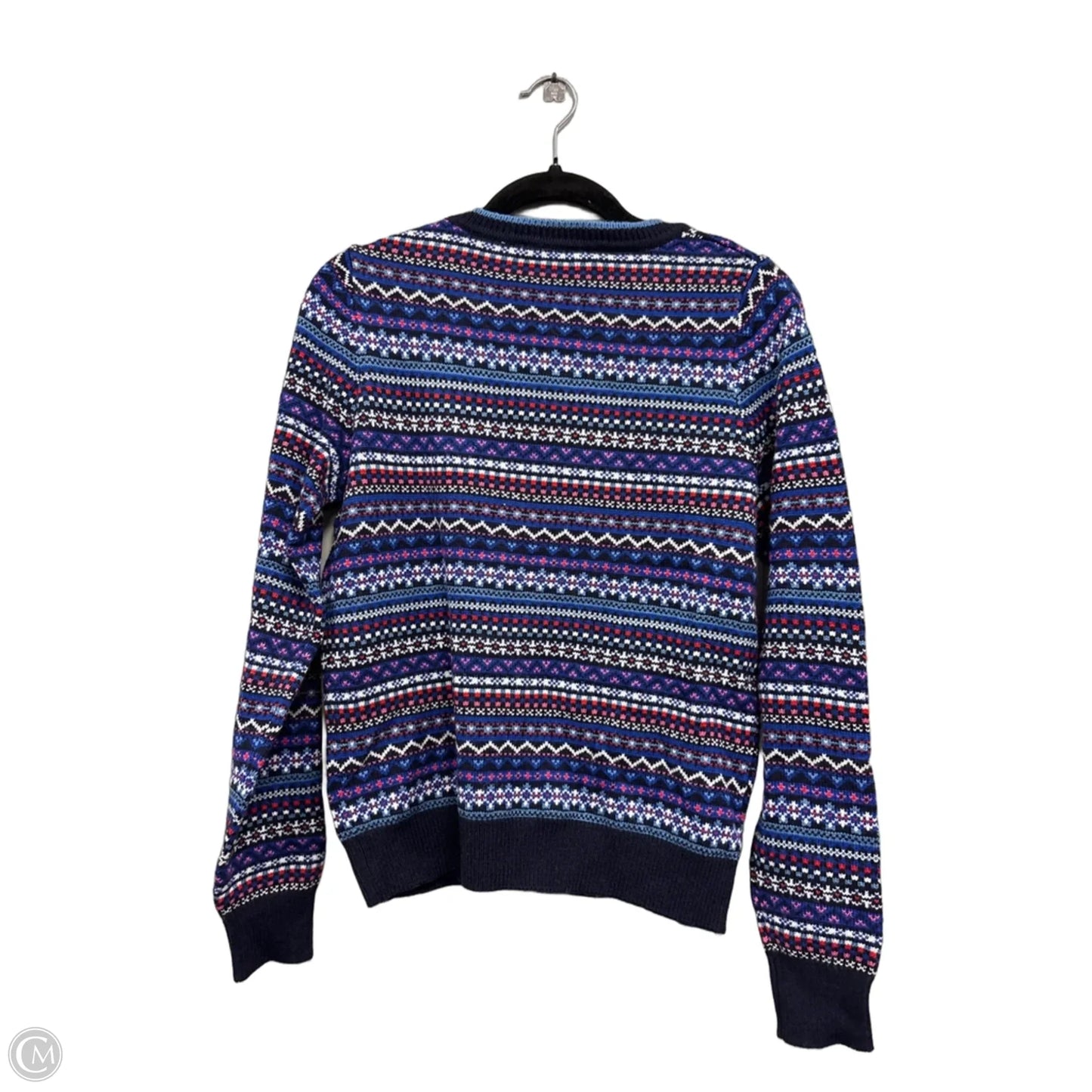 Sweater By Draper James In Blue & Pink, Size: M