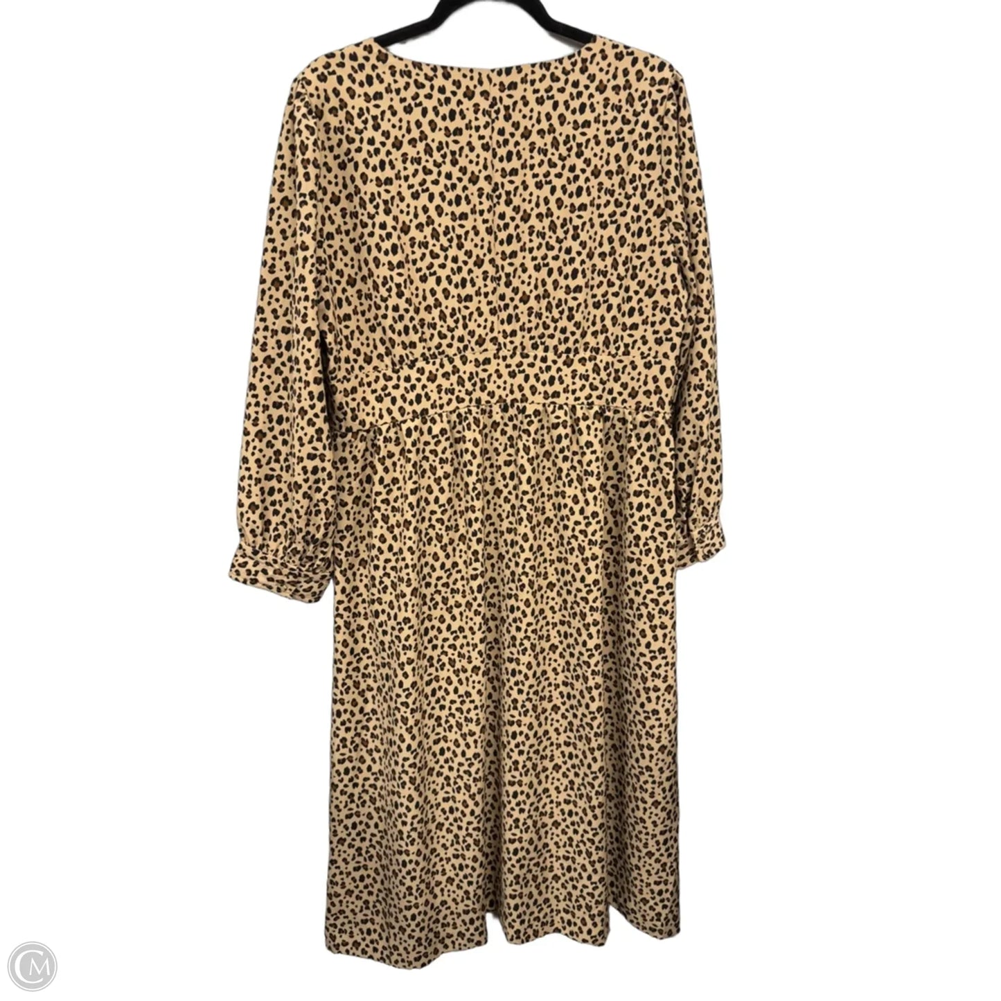 Dress Casual Maxi By J. Crew In Animal Print, Size: 14