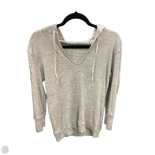 Sweatshirt Hoodie By J. Crew In Grey, Size: M