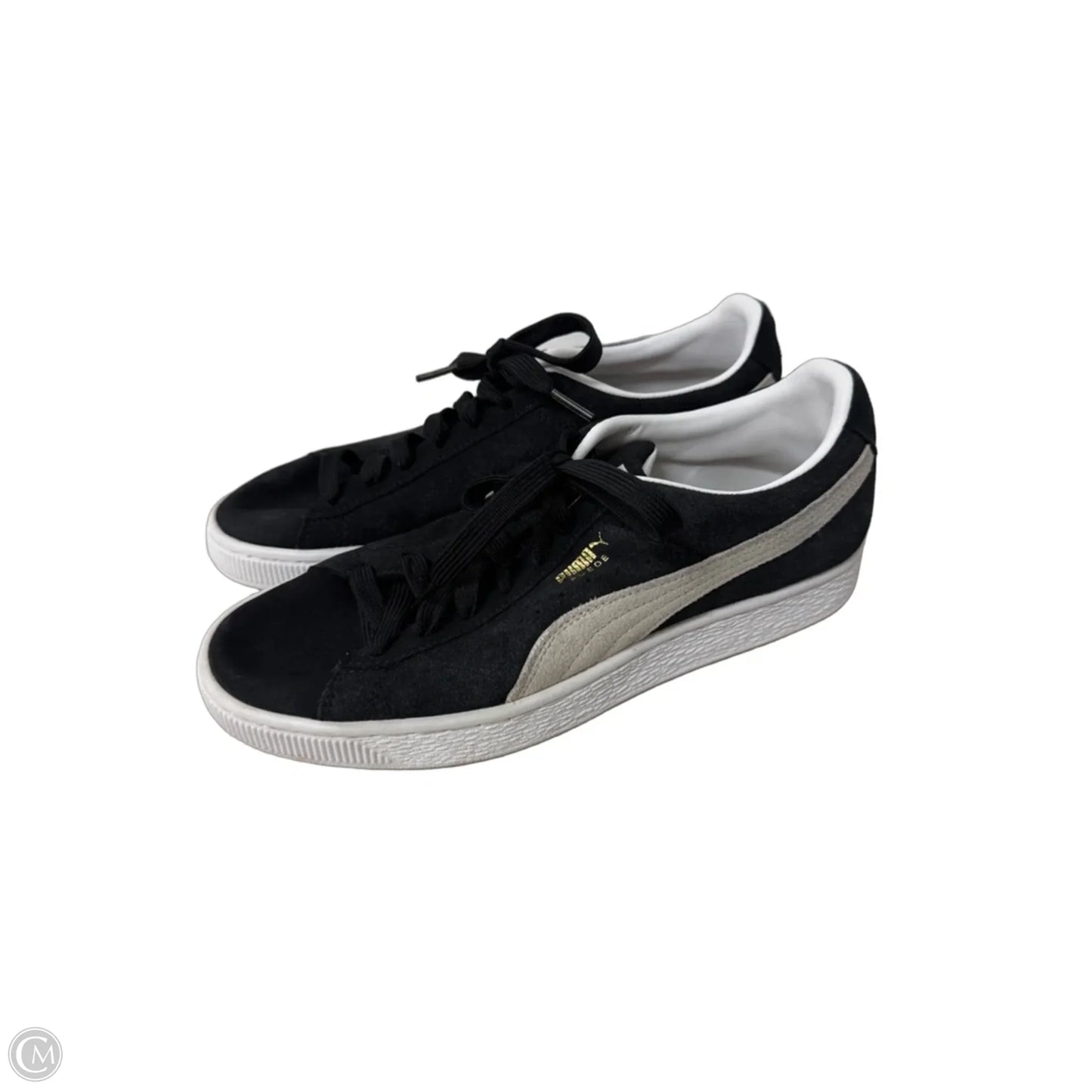 Shoes Flats By Puma In Black & Cream, Size: 7.5