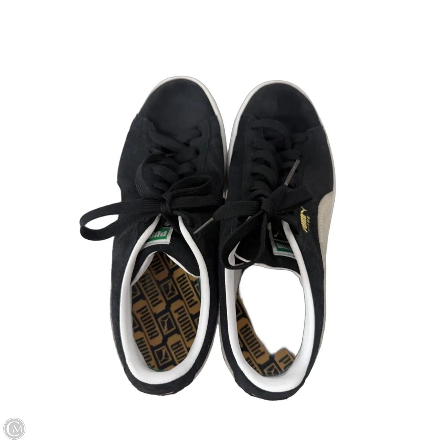 Shoes Flats By Puma In Black & Cream, Size: 7.5