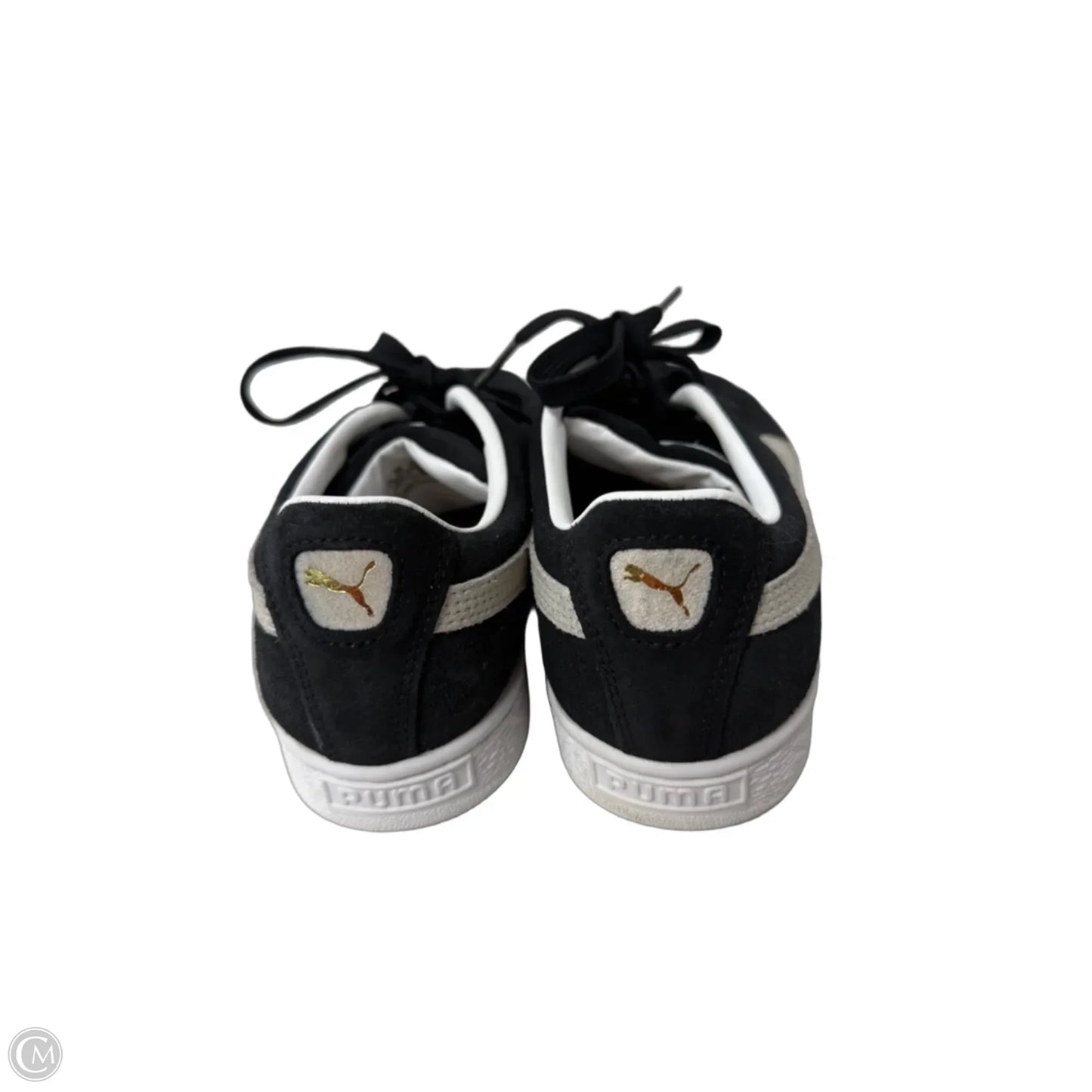 Shoes Flats By Puma In Black & Cream, Size: 7.5