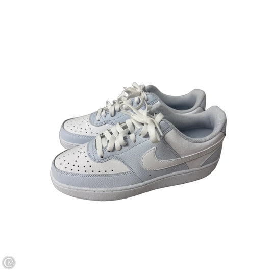 Shoes Flats By Nike In Blue & White, Size: 9.5