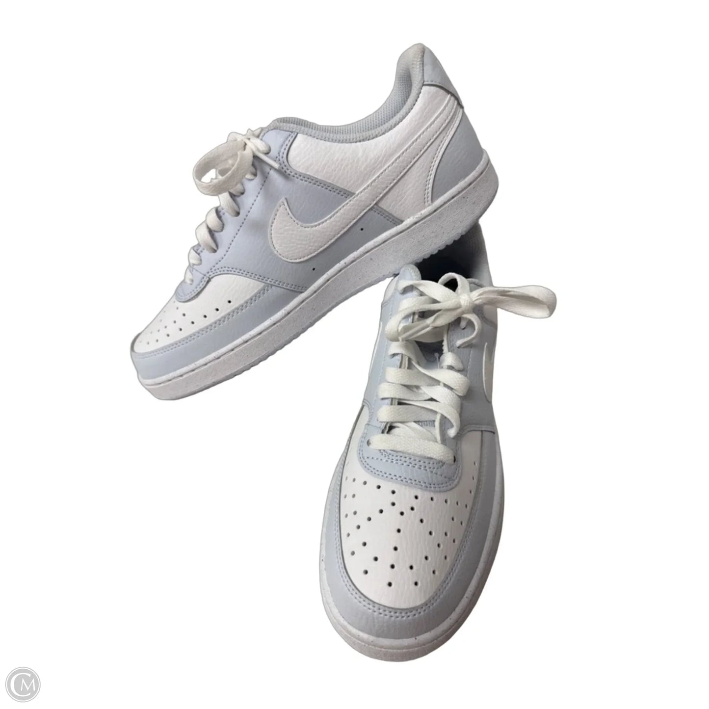 Shoes Flats By Nike In Blue & White, Size: 9.5