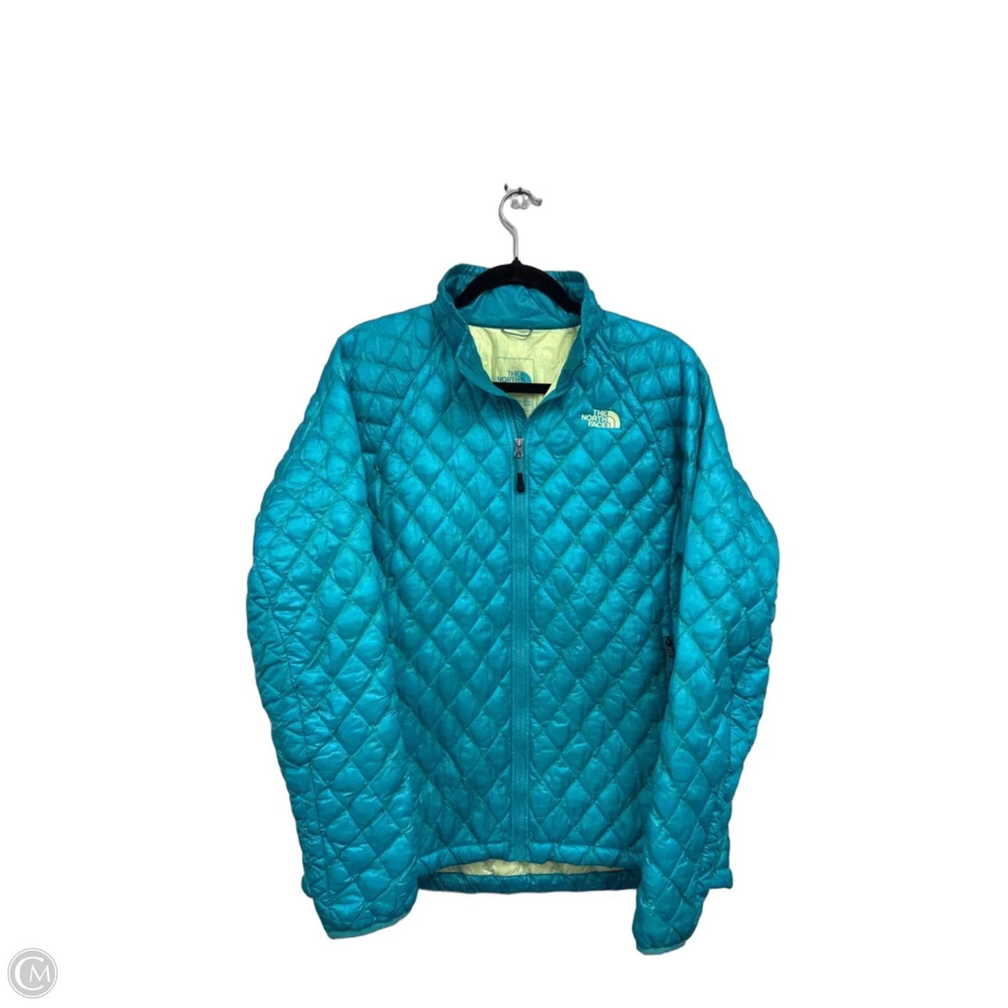 Jacket Puffer & Quilted By The North Face In Aqua, Size: L