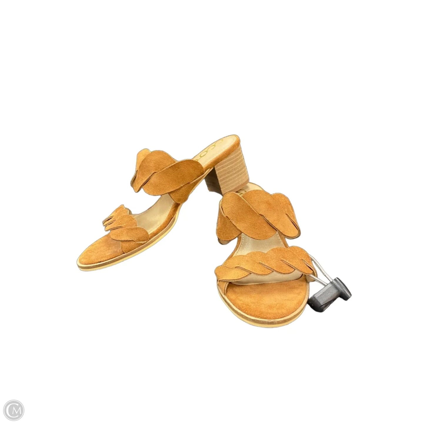 Shoes Heels Block By Clothes Mentor In Beige, Size: 8