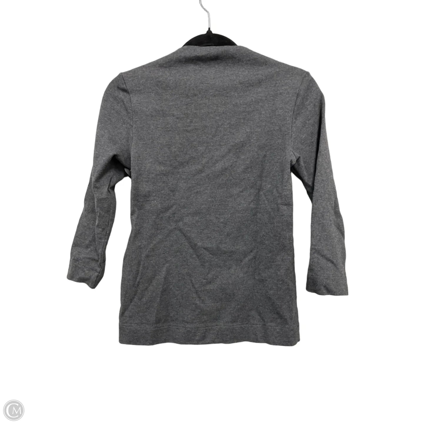 Top 3/4 Sleeve Designer By Kate Spade In Grey, Size: S