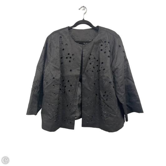 Blazer By Clothes Mentor In Black, Size: 2x