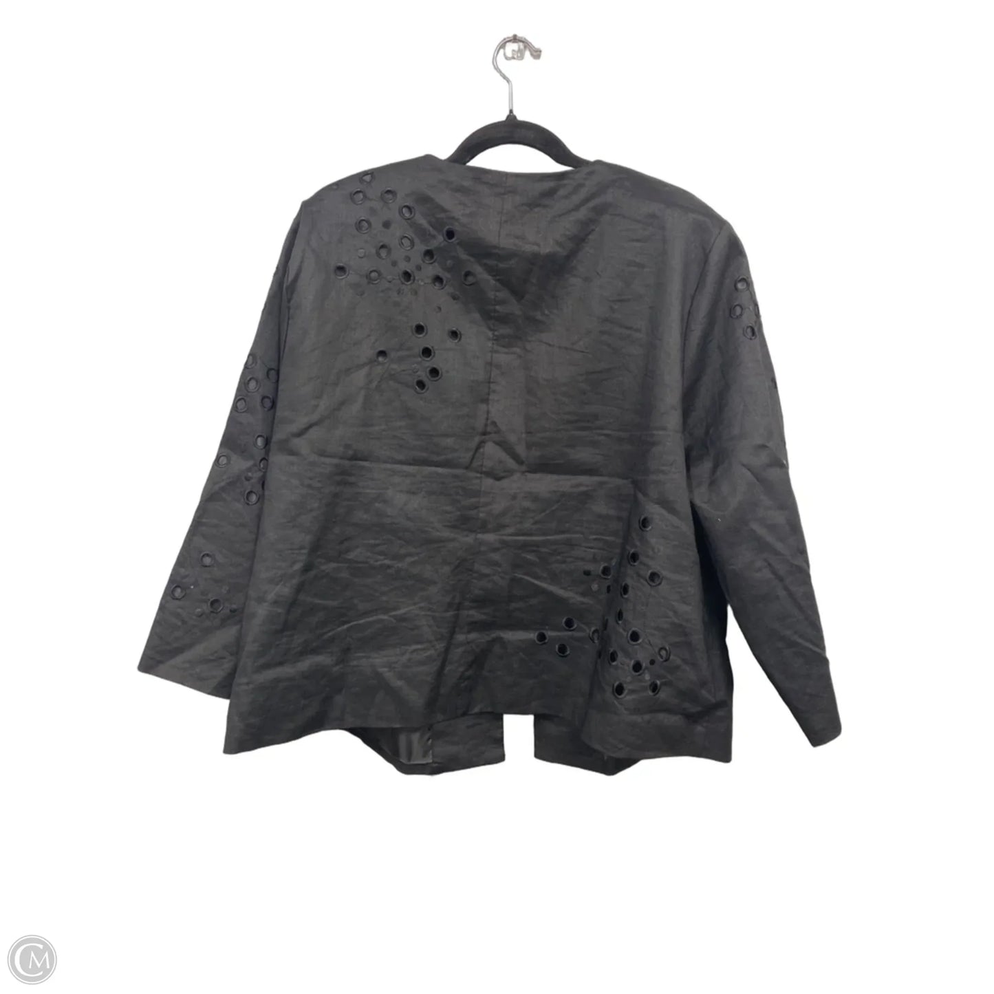 Blazer By Clothes Mentor In Black, Size: 2x