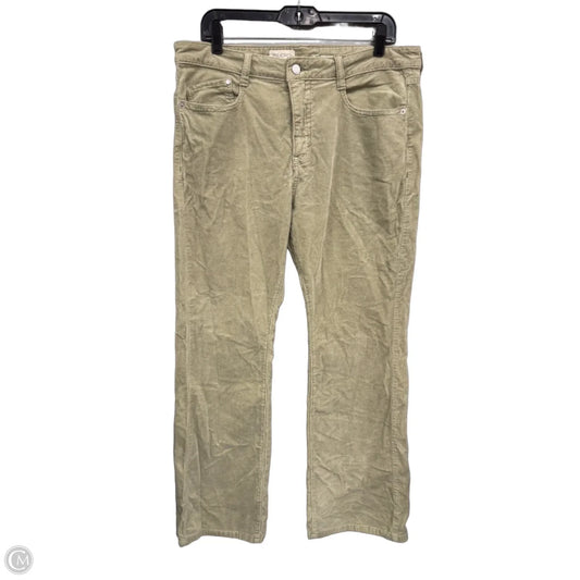 Pants Corduroy By Pilcro In Green, Size: 14