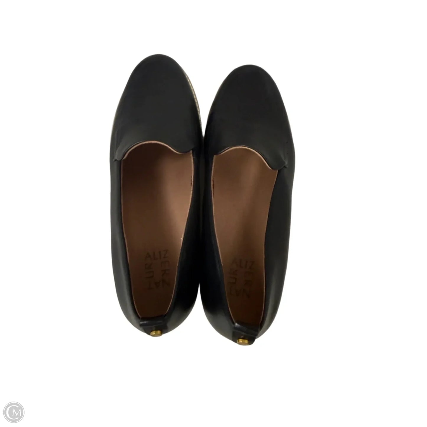 Shoes Flats By Clothes Mentor In Black, Size: 10.5