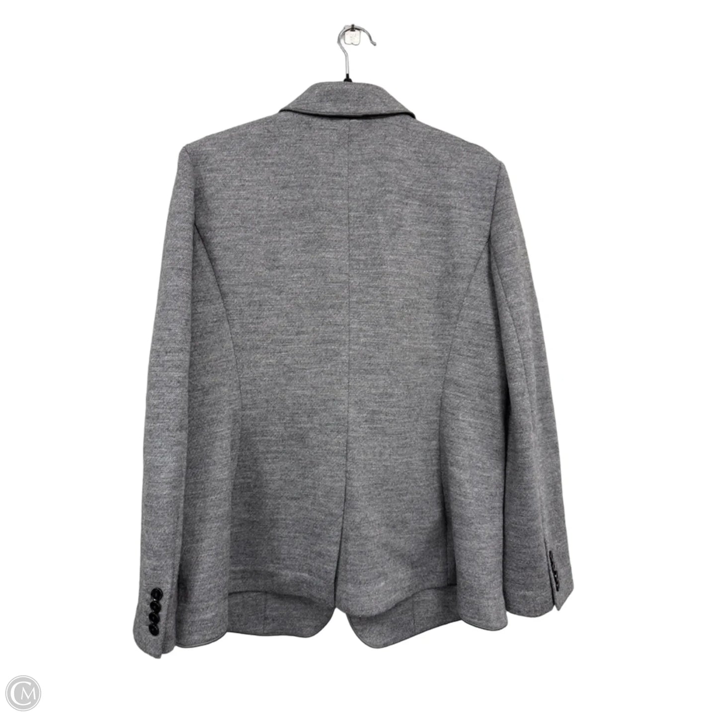Blazer By Ann Taylor In Grey, Size: M