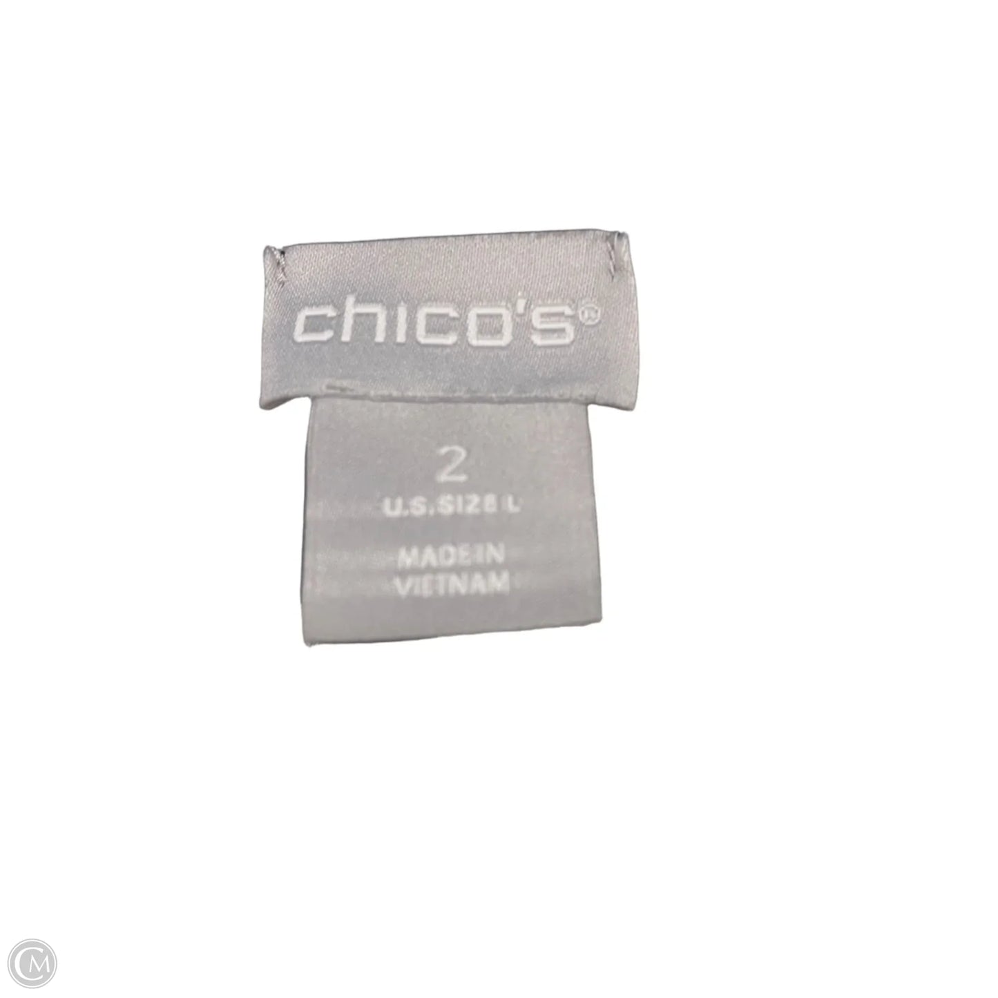 Cardigan By Chicos In Black & White, Size: L