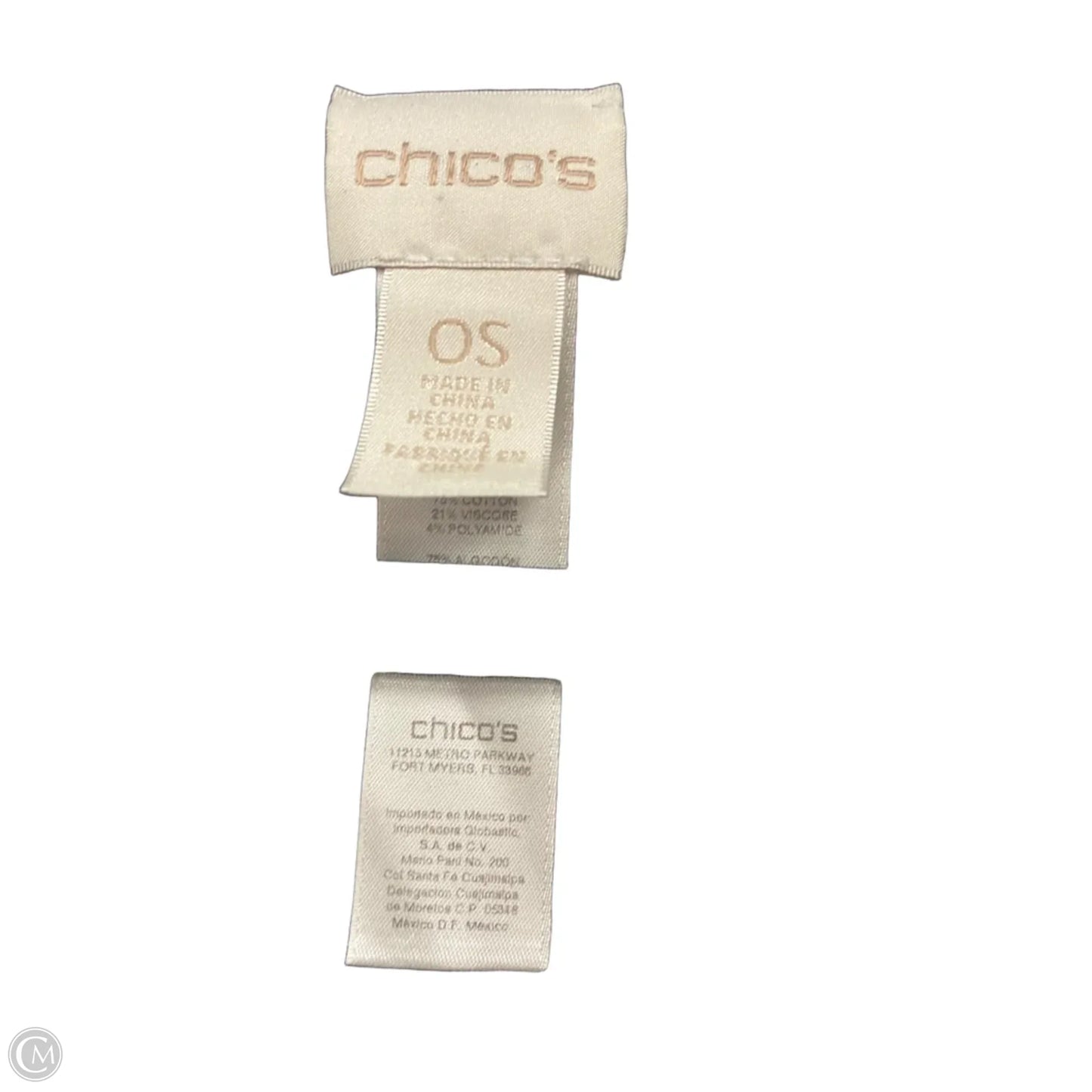 Cardigan By Chicos In Black & White, Size: Osfm