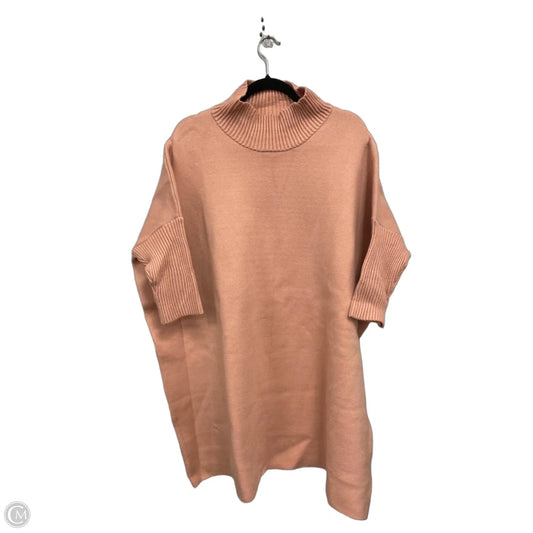 Dress Sweater By Kerisma In Peach, Size: Osfm
