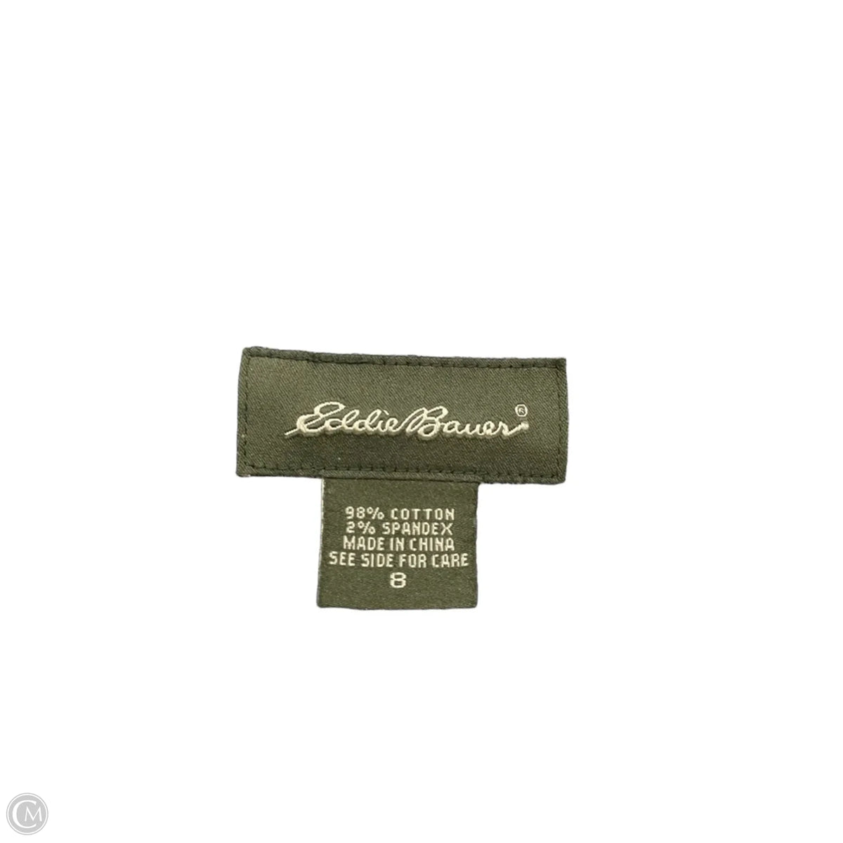 Jacket Utility By Eddie Bauer In Green, Size: 8