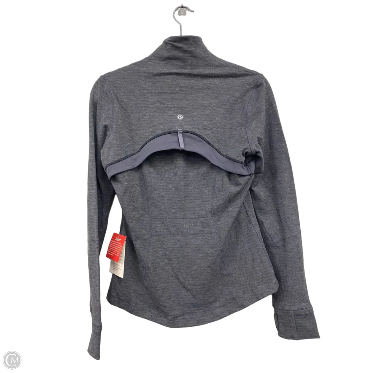Athletic Jacket By Lululemon In Grey, Size: 8
