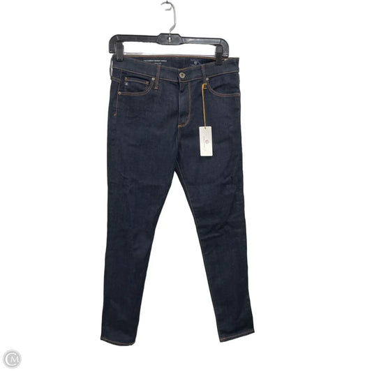 Jeans Skinny By Adriano Goldschmied In Blue Denim, Size: 28