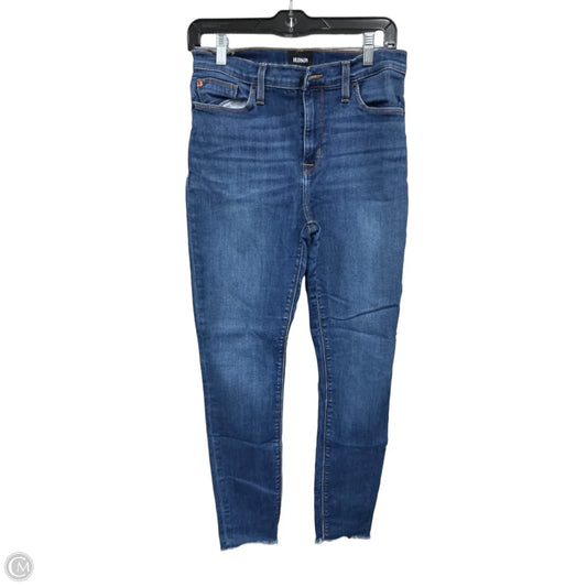 Jeans Skinny By Hudson In Blue Denim, Size: M