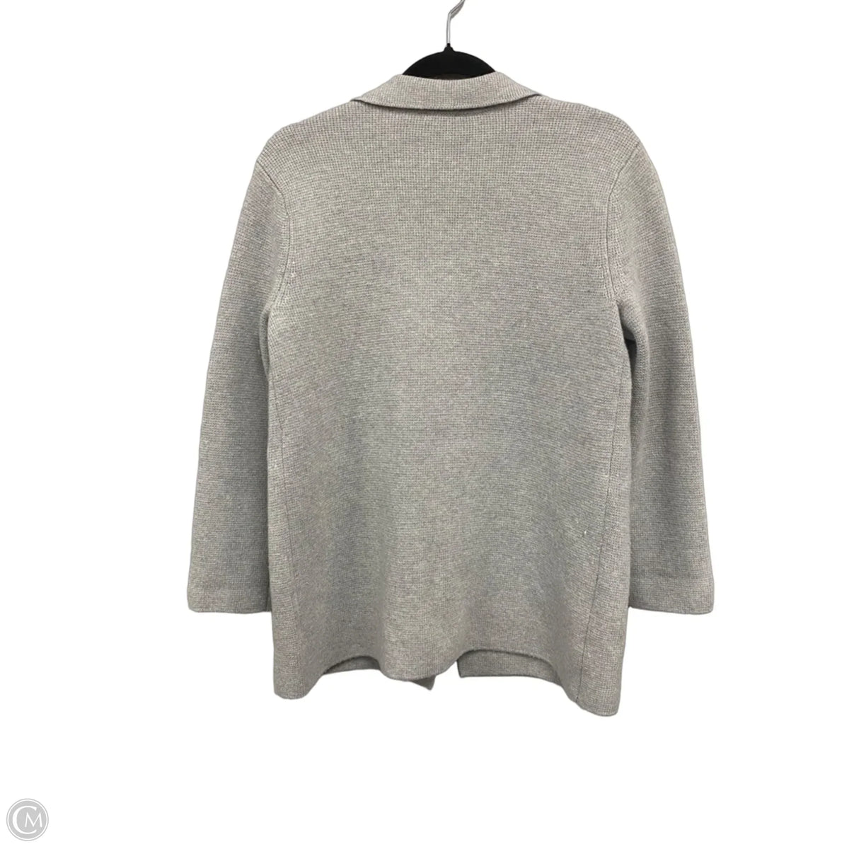 Sweater Cardigan By Talbots In Grey, Size: Sp