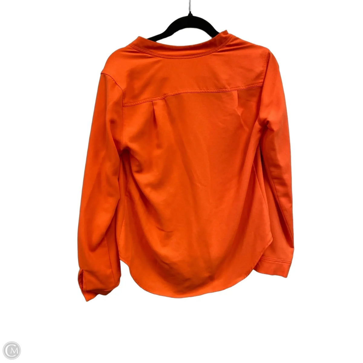 Blouse Long Sleeve By Nine West Apparel In Orange, Size: S