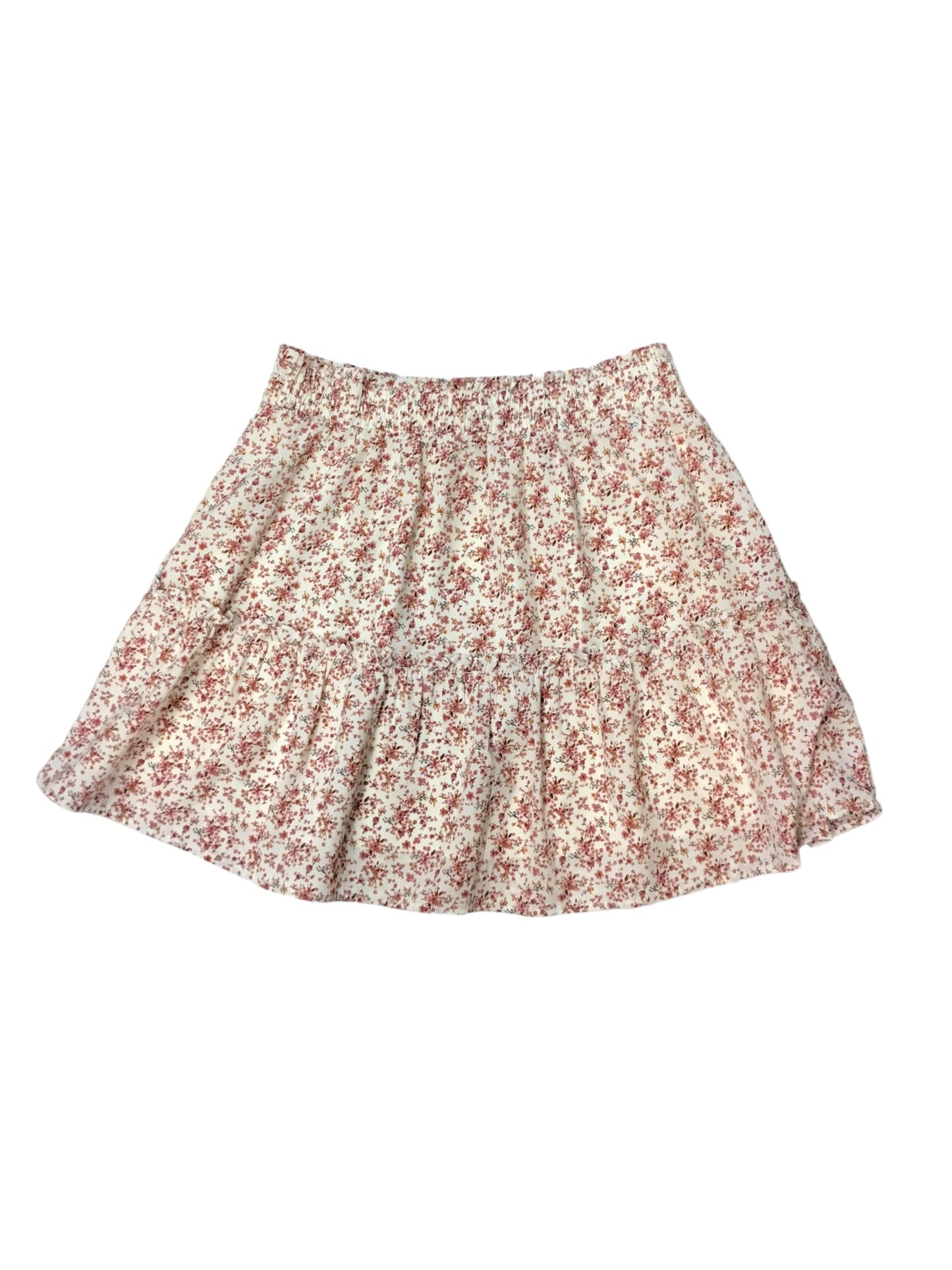 Skirt Mini & Short By Paper Crane In Floral Print, Size: L