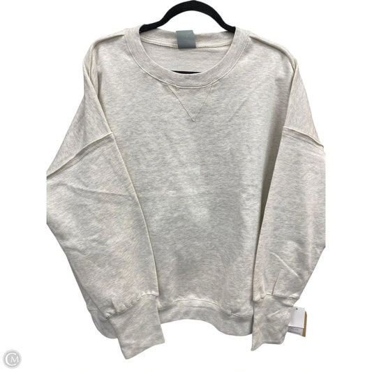 Athletic Sweatshirt Crewneck By Clothes Mentor In Grey, Size: Xxl