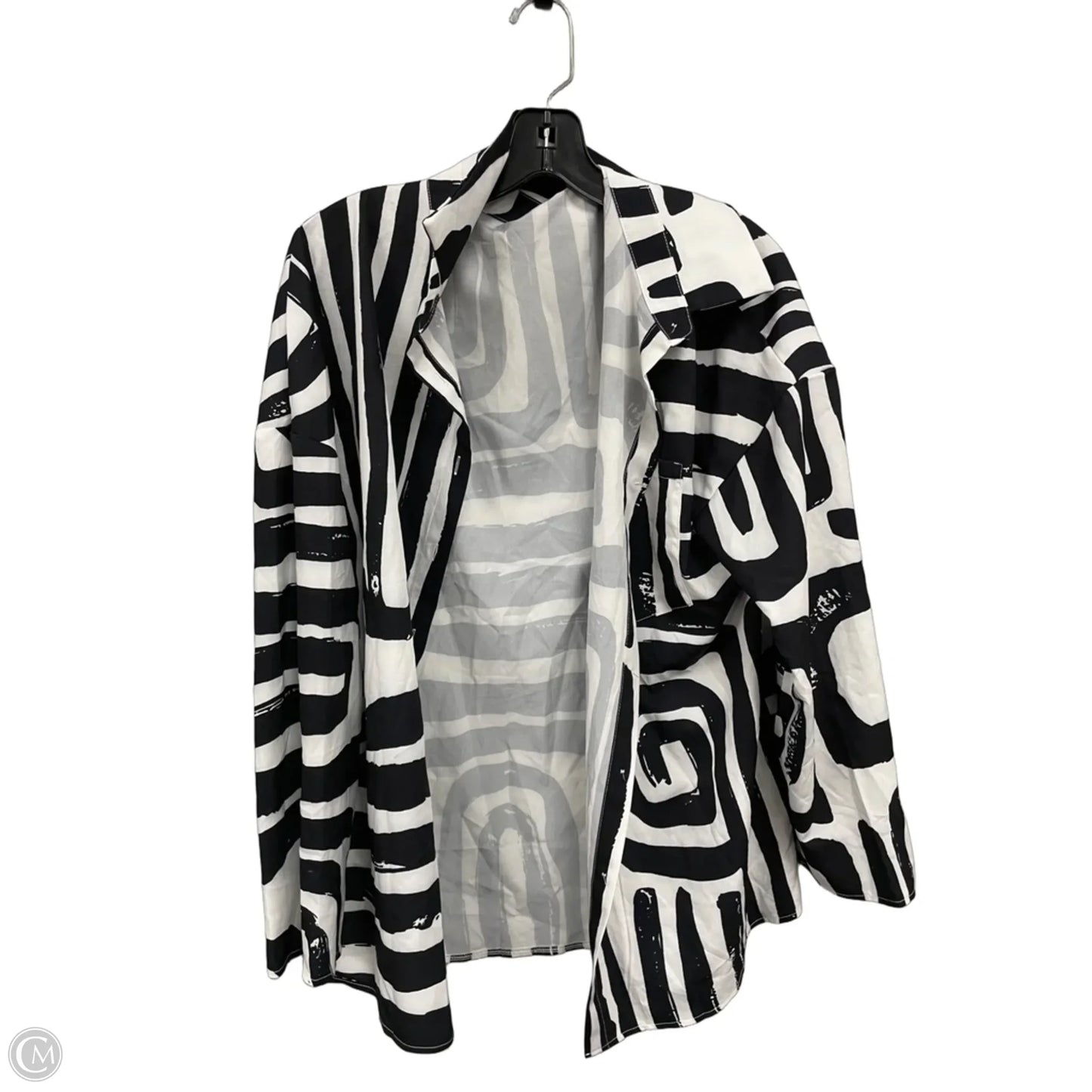 Pants Set 2pc By Shein In Black & White, Size: L
