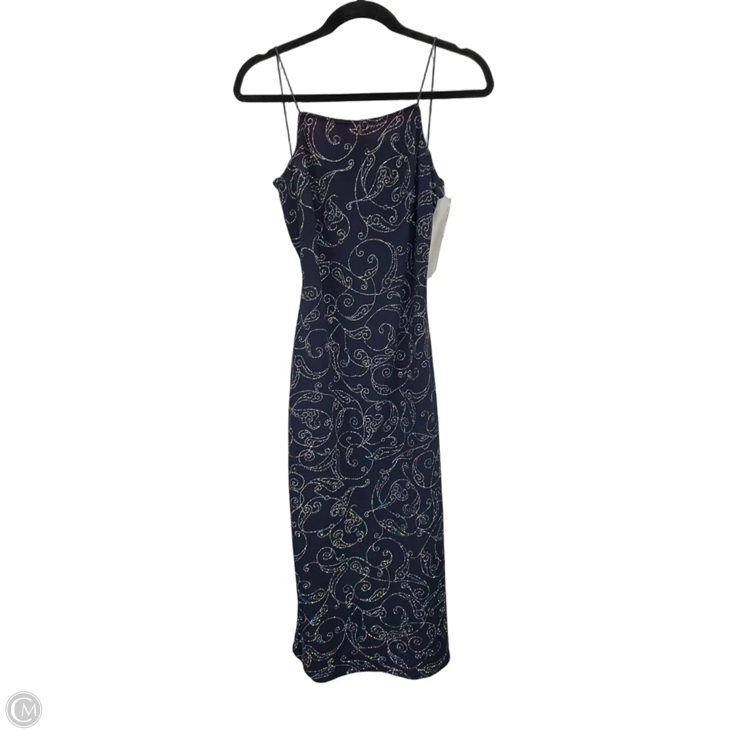 Dress Casual Midi By Clothes Mentor In Navy, Size: L