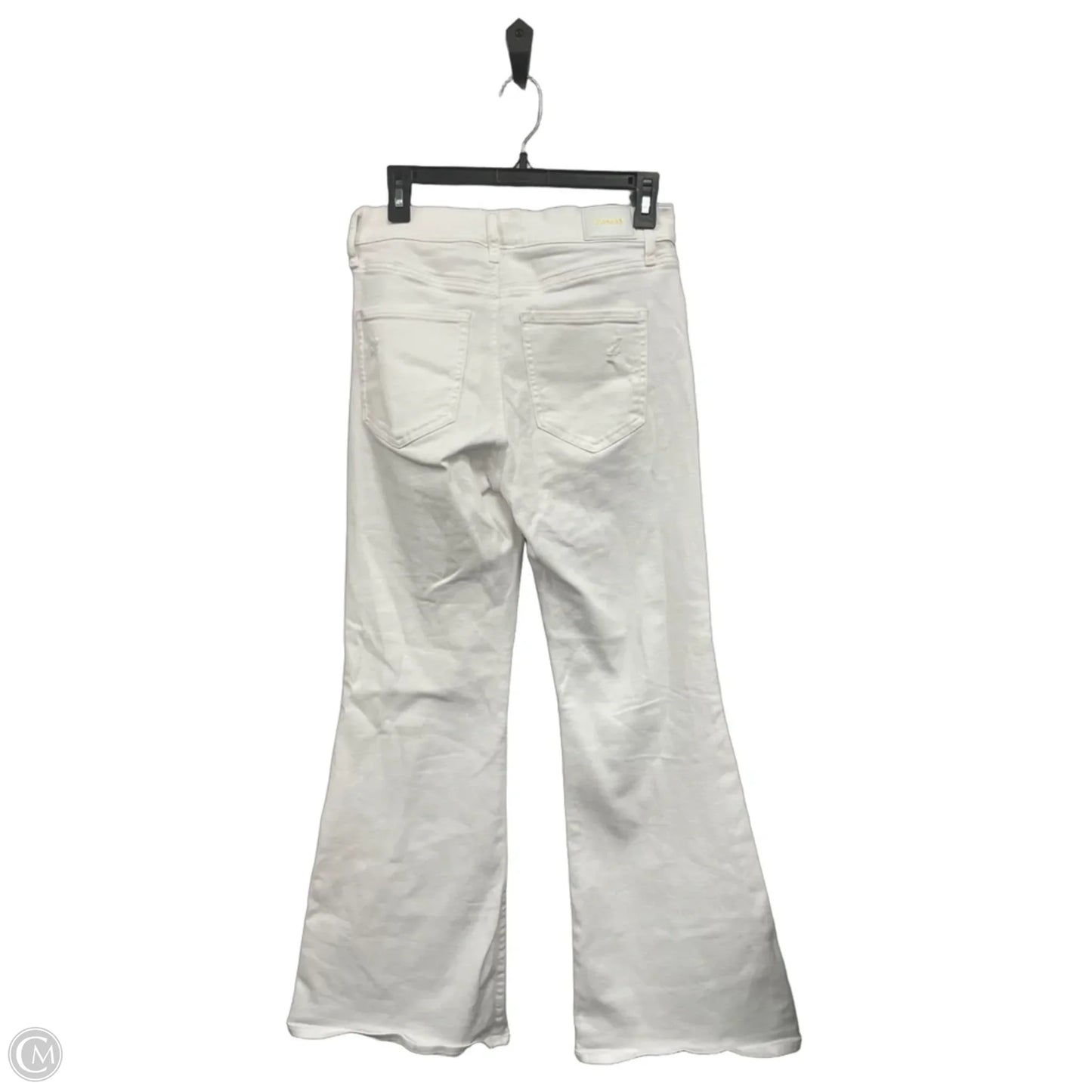 Jeans Wide Leg By Express In White, Size: 6