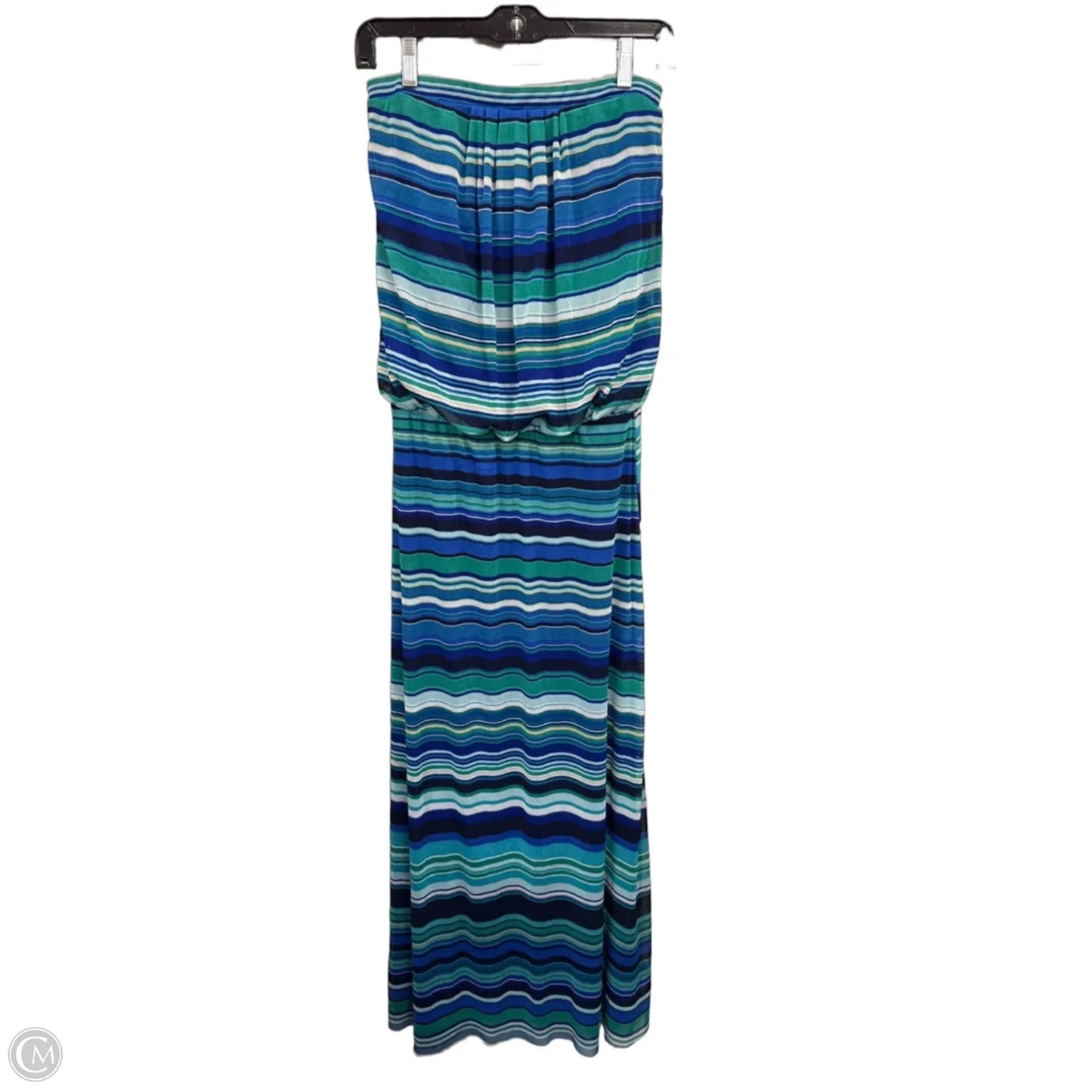 Dress Casual Maxi By Cynthia Rowley In Blue & Green, Size: M