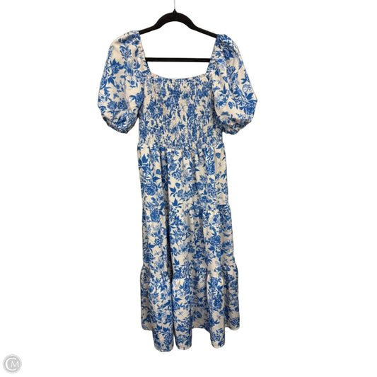 Dress Casual Midi By Shein In Floral Print, Size: L