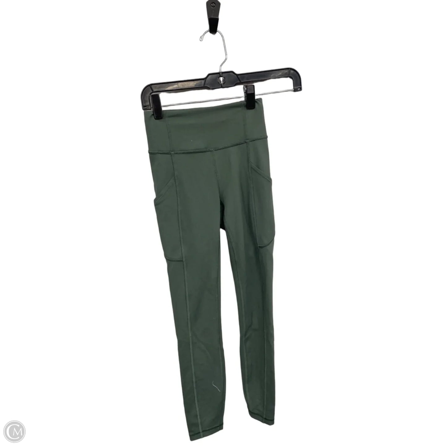 Athletic Leggings By Lululemon In Green, Size: 0