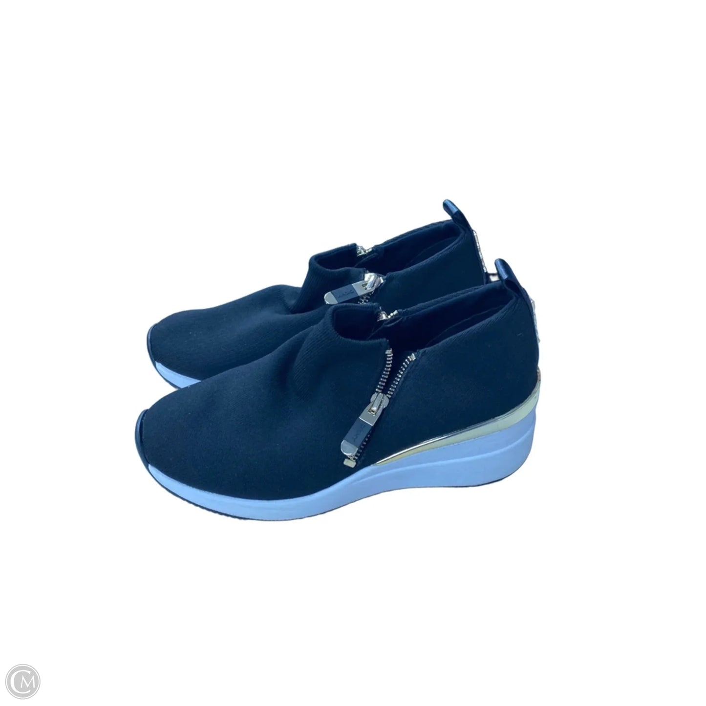 Shoes Athletic By Dkny In Black & White, Size: 5.5