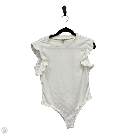 Bodysuit By Shein In White, Size: Xl