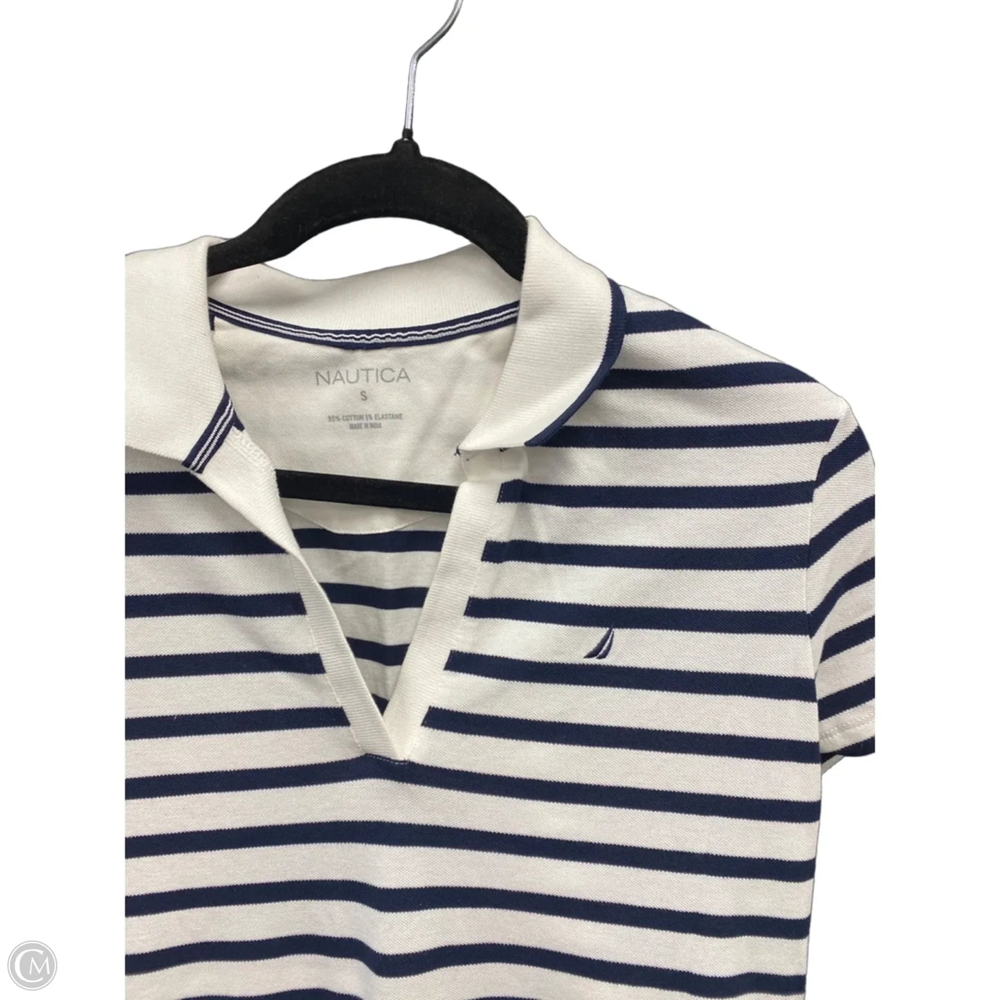 Dress Casual Short By Nautica In Blue & White, Size: S