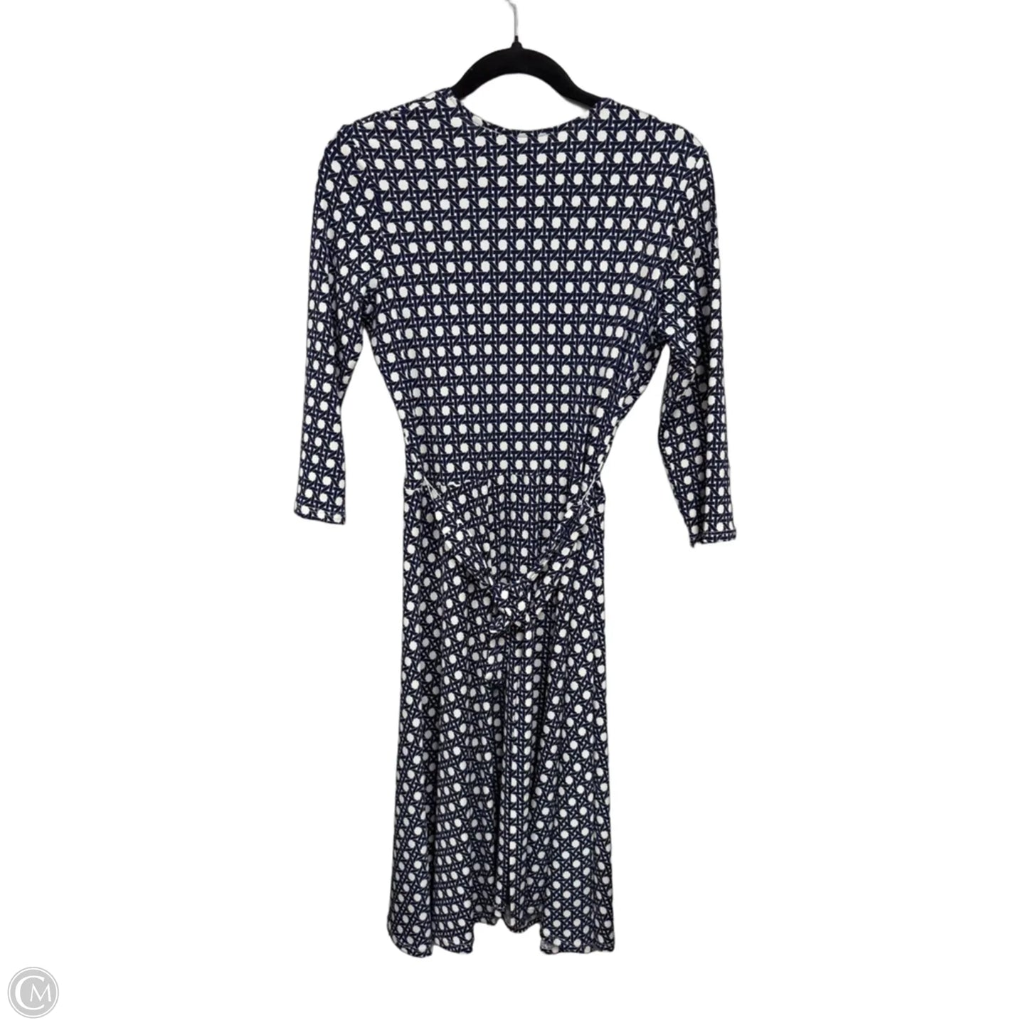 Dress Casual Short By Leota In Blue & White, Size: M