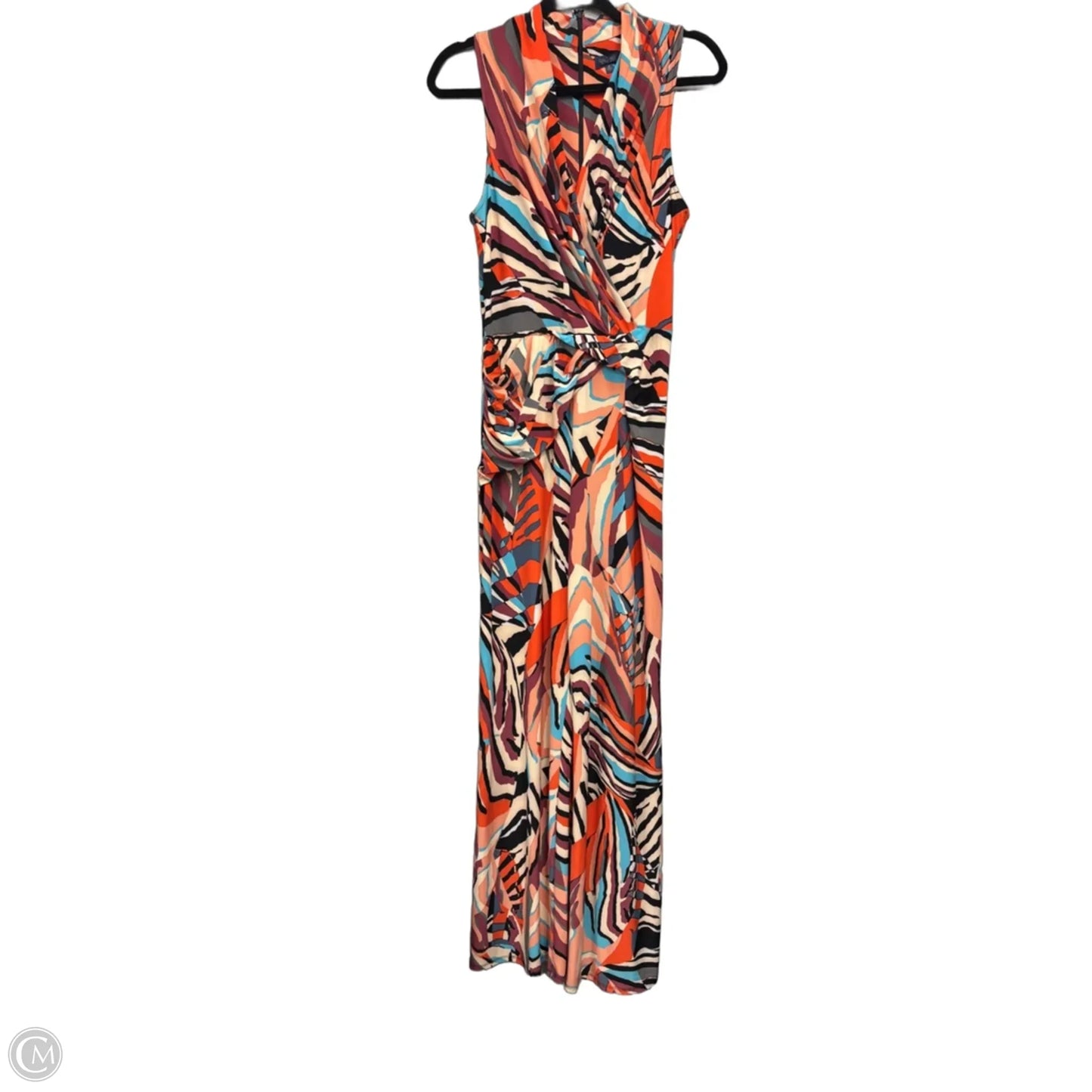Jumpsuit By Rachel Roy In Black & Orange, Size: M